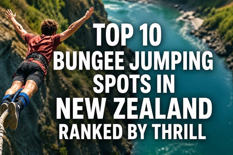 Read more about the article Top 10 Bungy Jumping Spots in New Zealand Ranked by Thrill