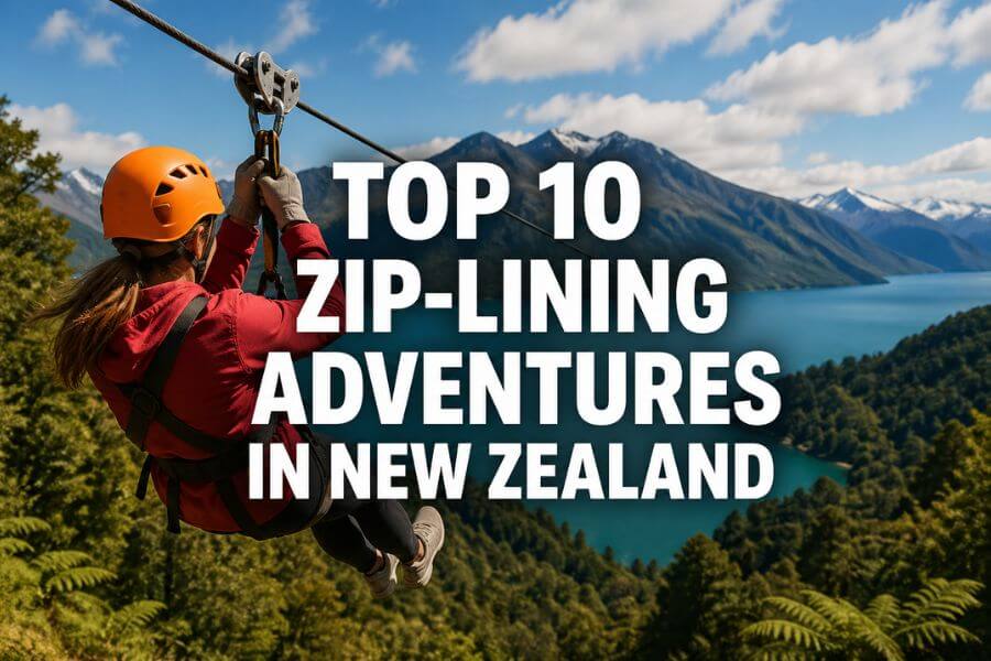 Read more about the article Top 10 Zip-Lining Adventures in New Zealand