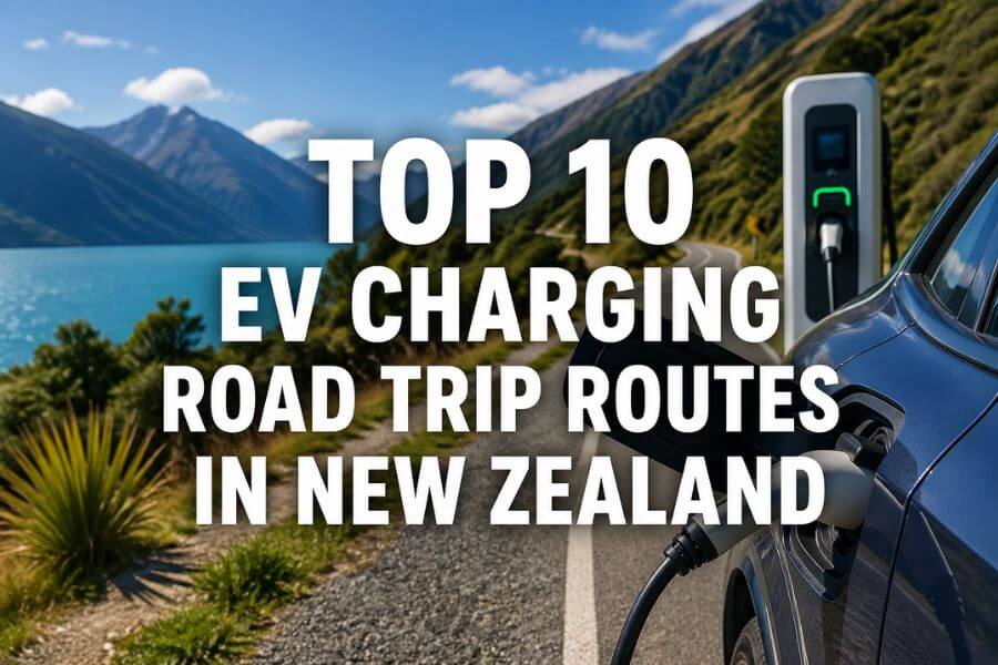 Read more about the article Top 10 EV Charging Road Trip Routes in New Zealand