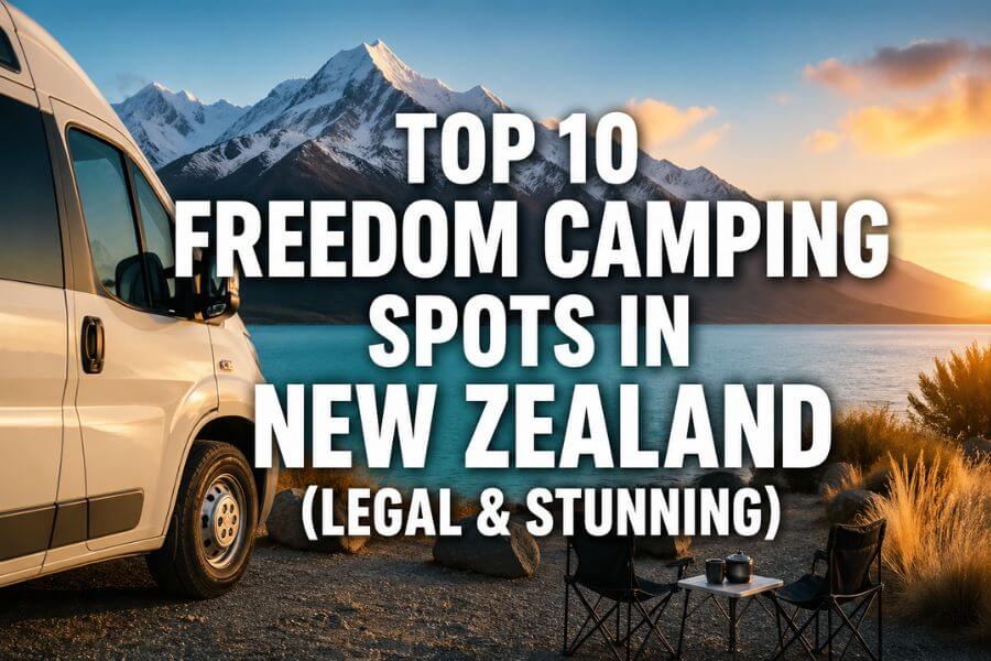 Read more about the article Top 10 Freedom Camping Spots in New Zealand (Legal & Stunning)